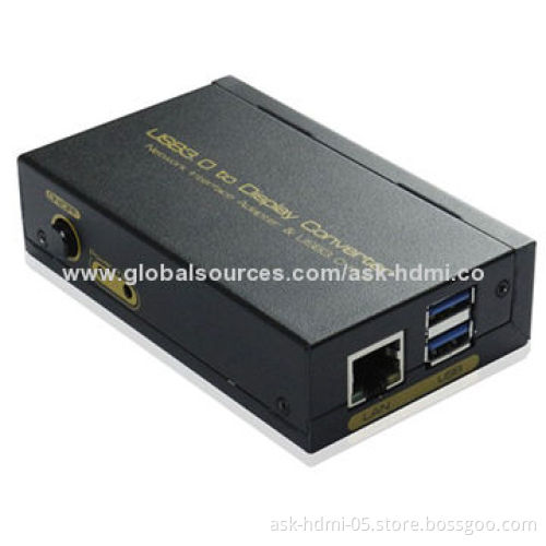 HDMI USB 3.0 to VGA + HDMI with RJ45 Input